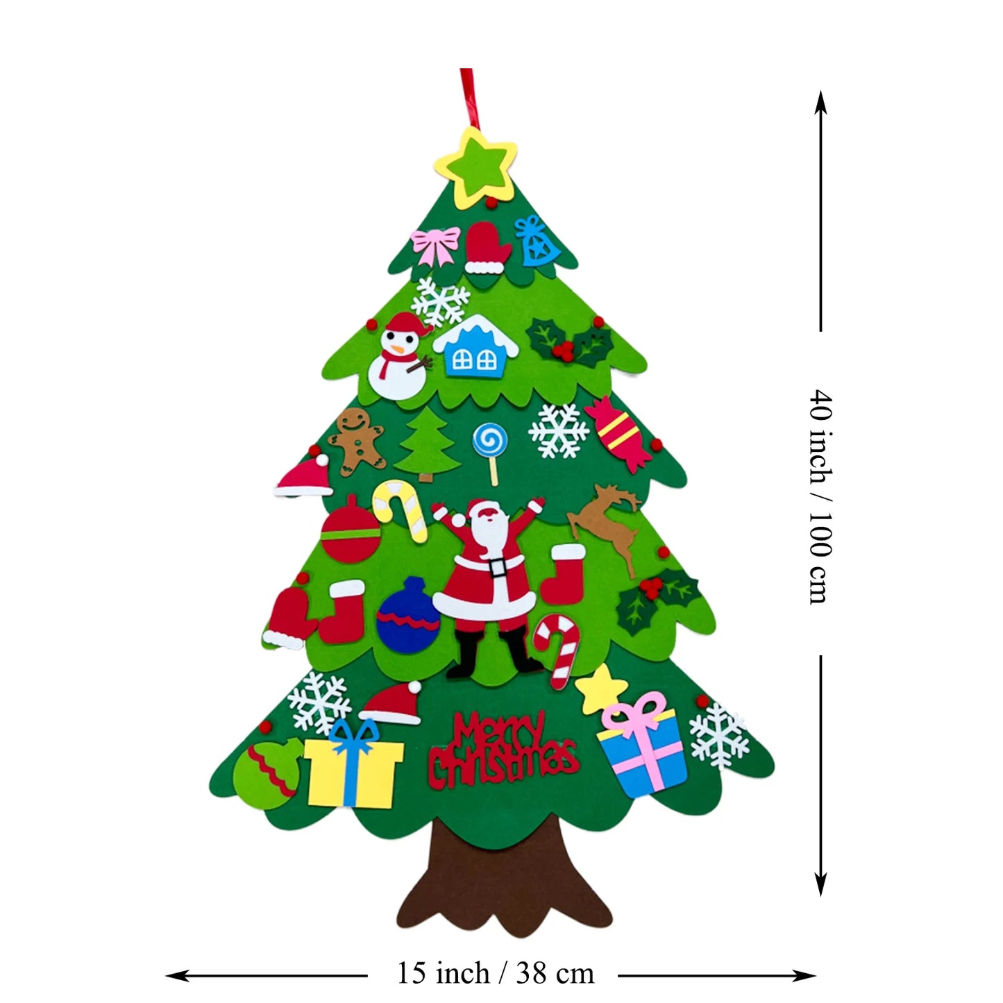 DIY Felt Christmas Tree for Kids
