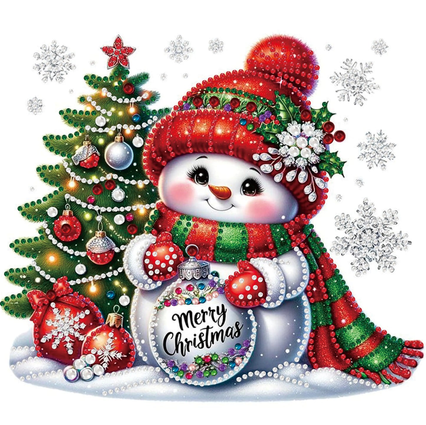 DIY Snowman 5D Diamond Art Kit