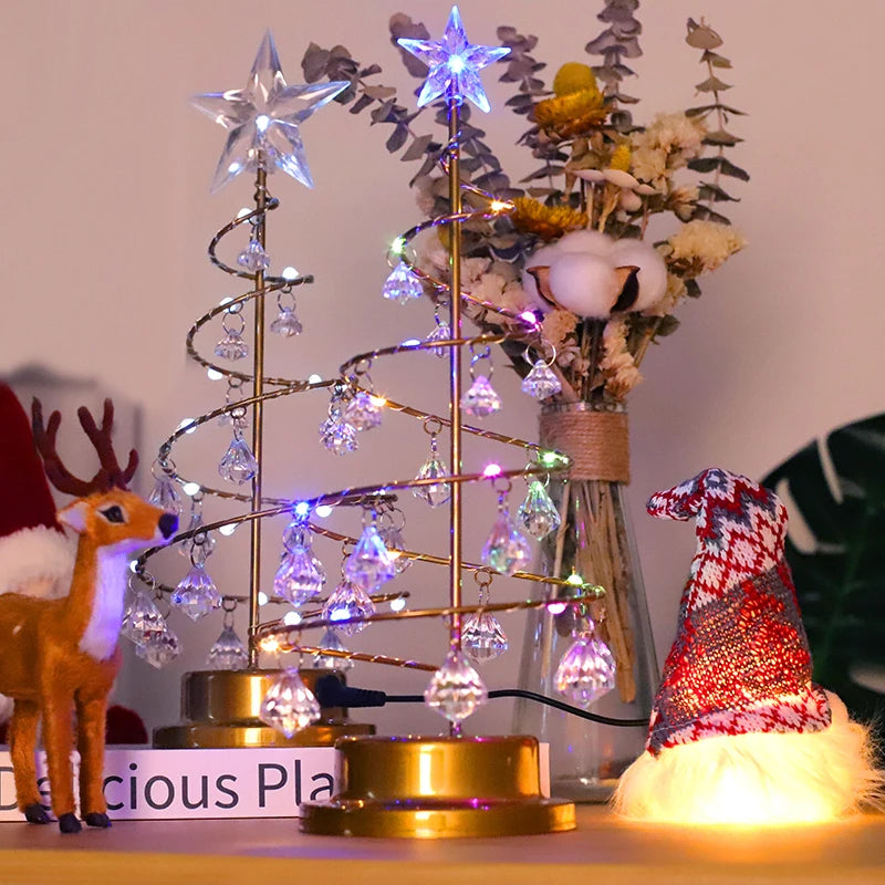 Christmas LED Crystal Star Lamp