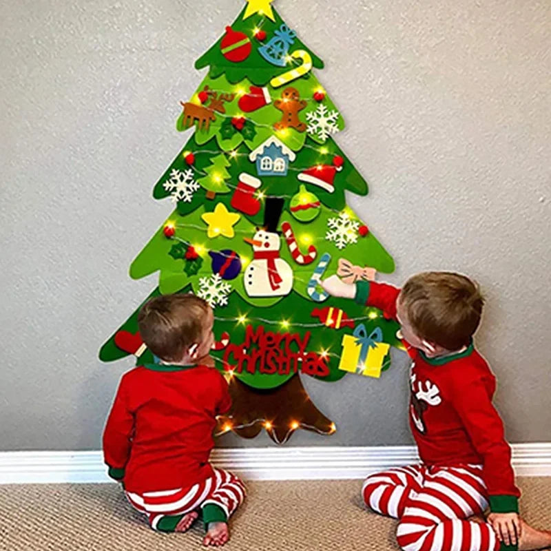 DIY Felt Christmas Tree for Kids