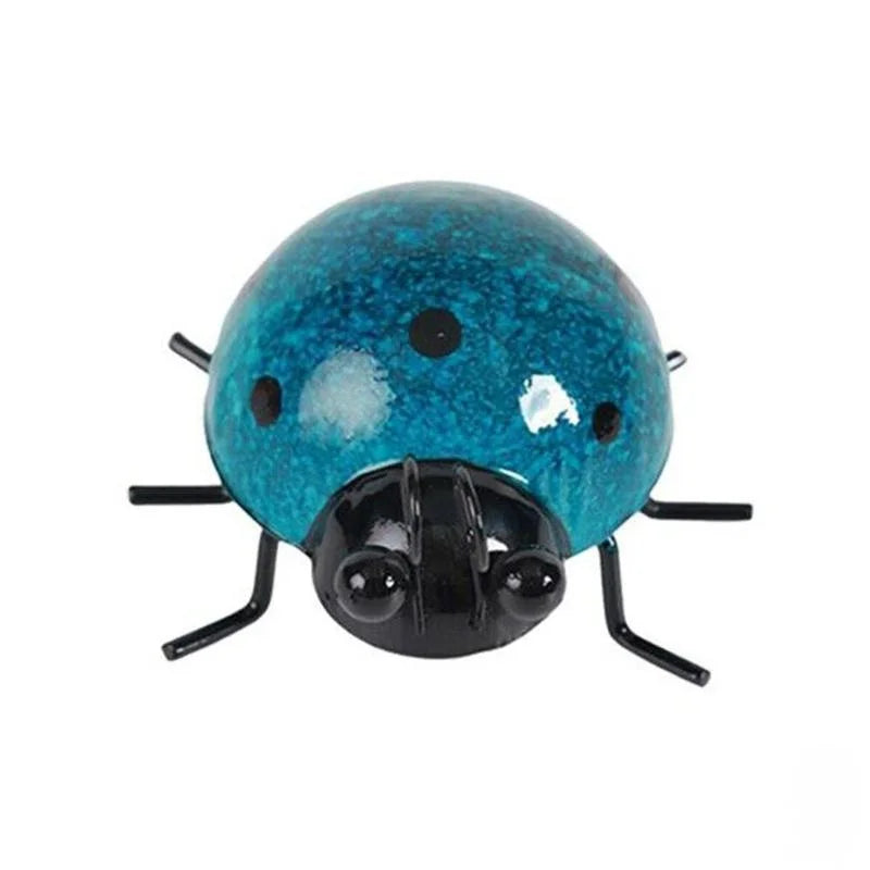 Metal Ladybug Wall Hanging Ornament
