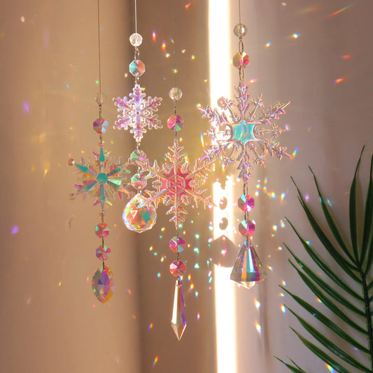 Christmas Window Crystal Suncatcher