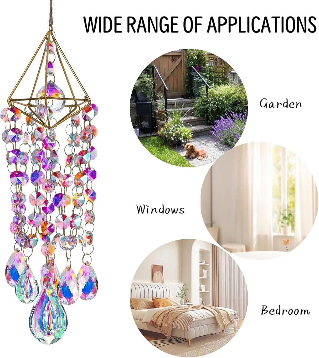 Christmas Window Crystal Suncatcher