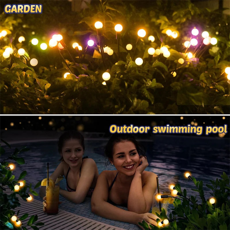 Christmas Solar Firefly Garden Lights