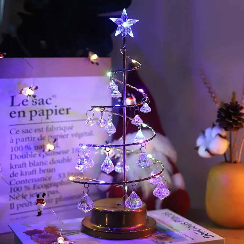 Christmas LED Crystal Star Lamp