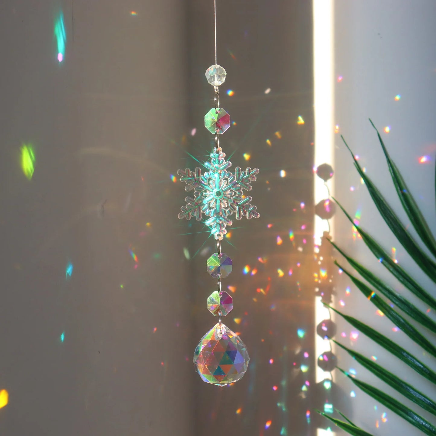Christmas Window Crystal Suncatcher