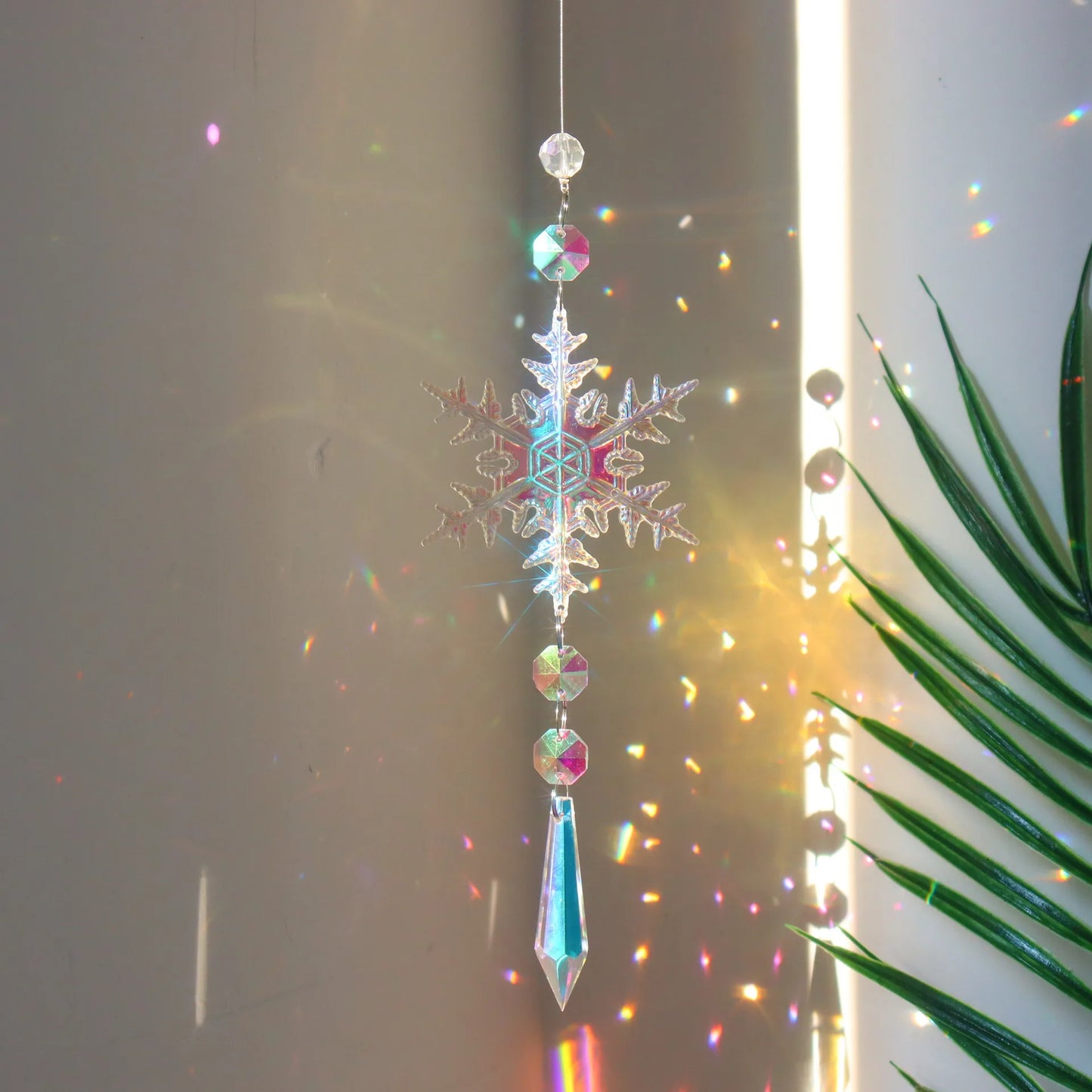 Christmas Window Crystal Suncatcher