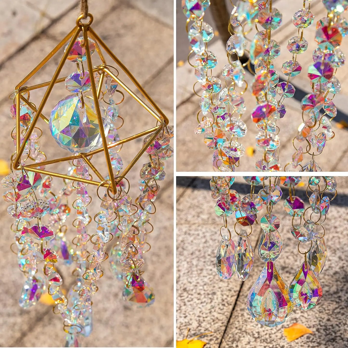 Christmas Window Crystal Suncatcher