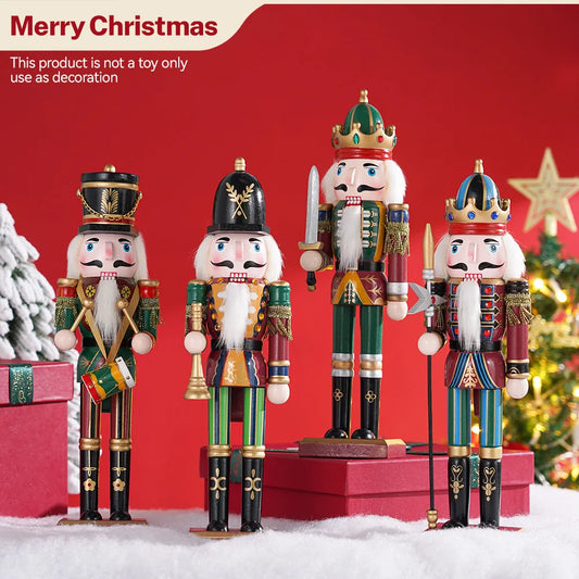 30cm Wooden Nutcracker Puppet Soldier