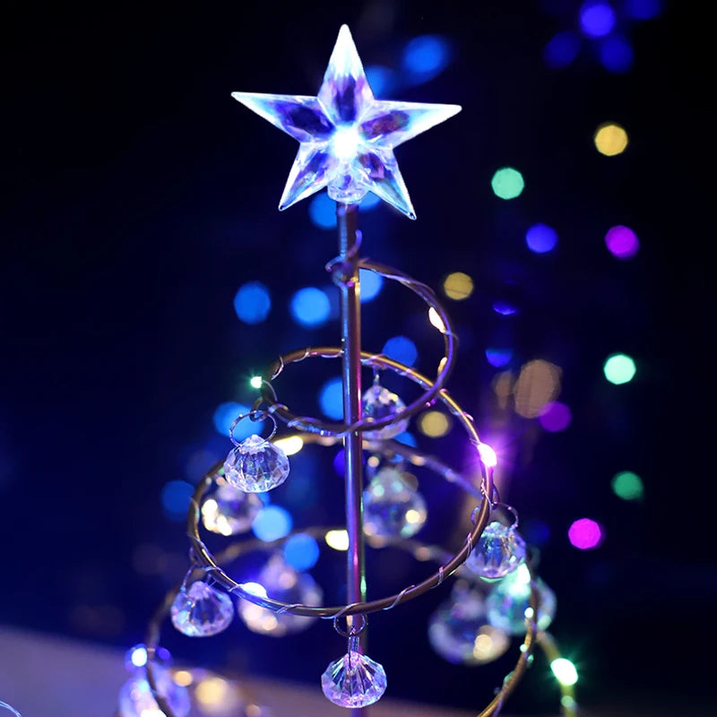 Christmas LED Crystal Star Lamp