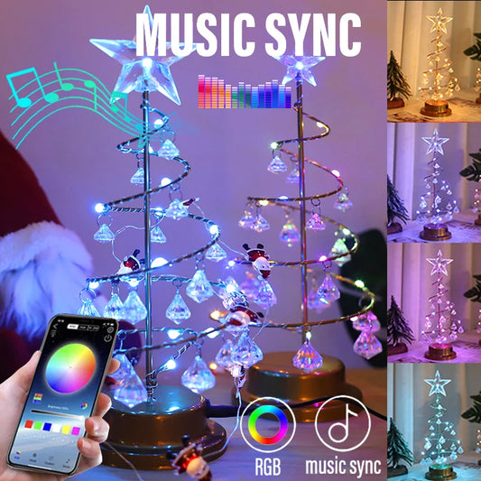 Christmas LED Crystal Star Lamp