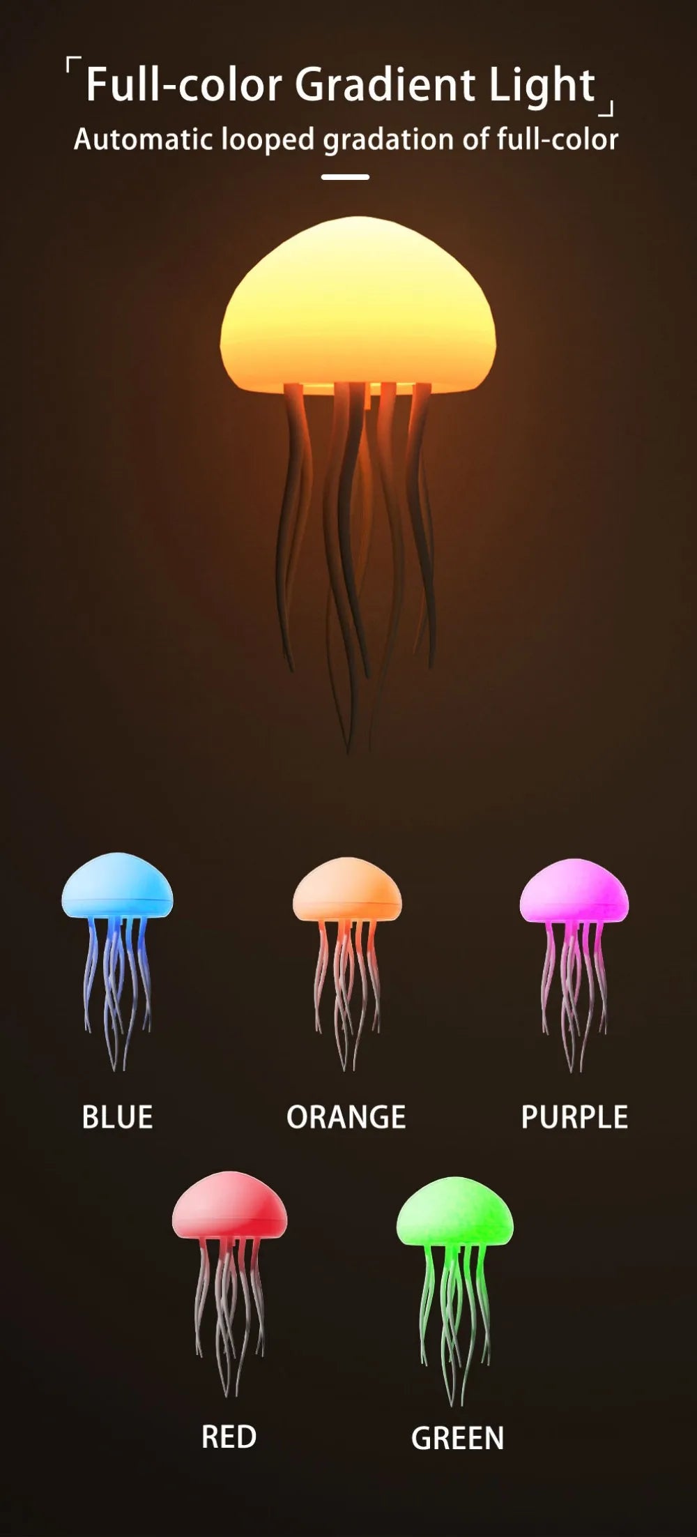Jellyfish Night Light RGB