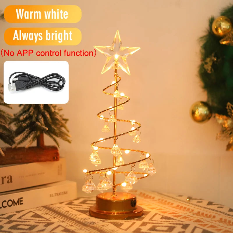 Christmas LED Crystal Star Lamp