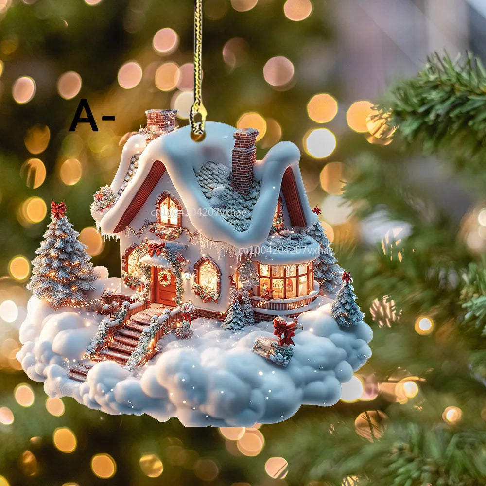 Christmas Acrylic Hanging Ornaments