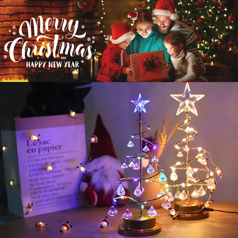 Christmas LED Crystal Star Lamp
