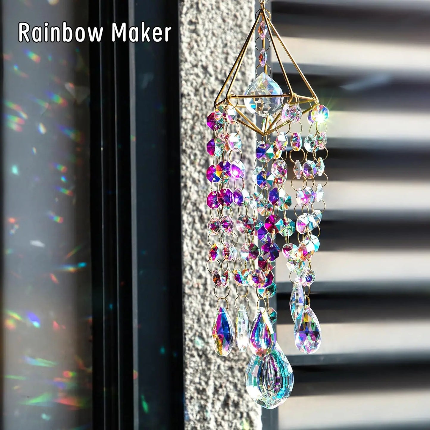 Christmas Window Crystal Suncatcher