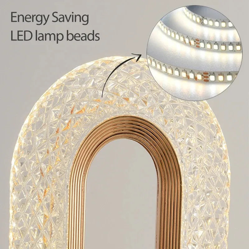 3D Crystal Track Night Light