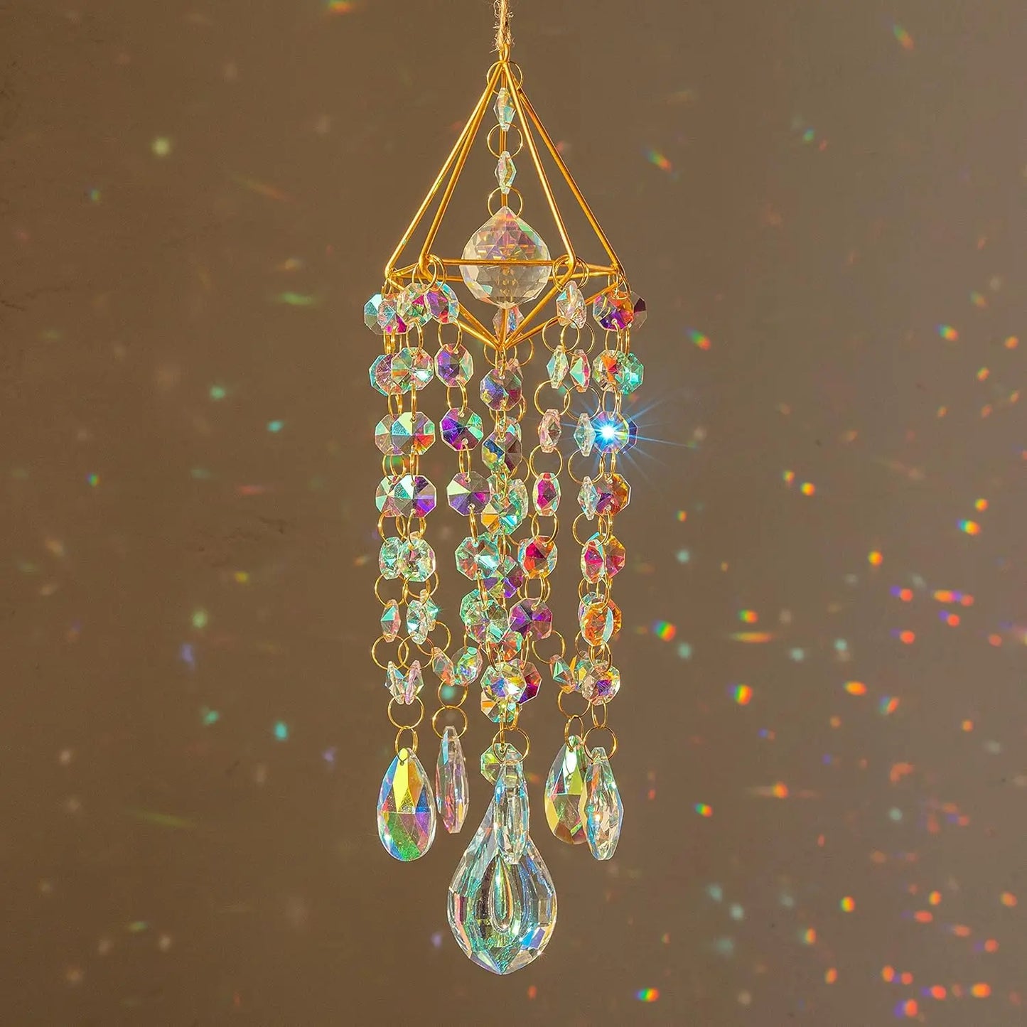 Christmas Window Crystal Suncatcher
