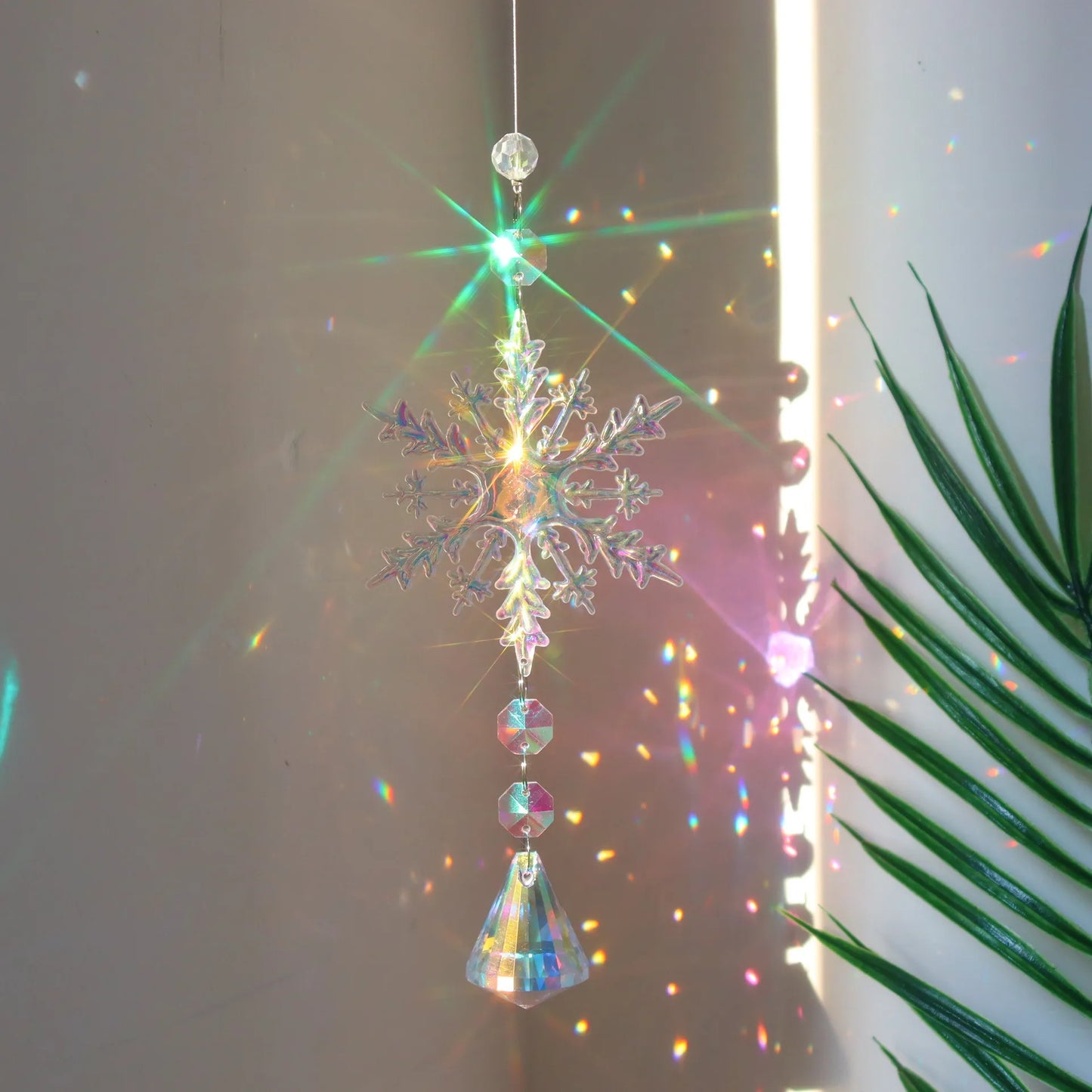 Christmas Window Crystal Suncatcher
