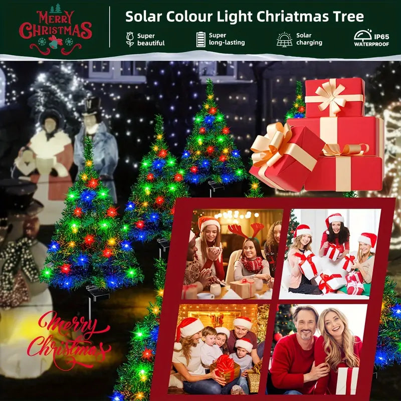 Outdoor Solar Christmas Tree Lights