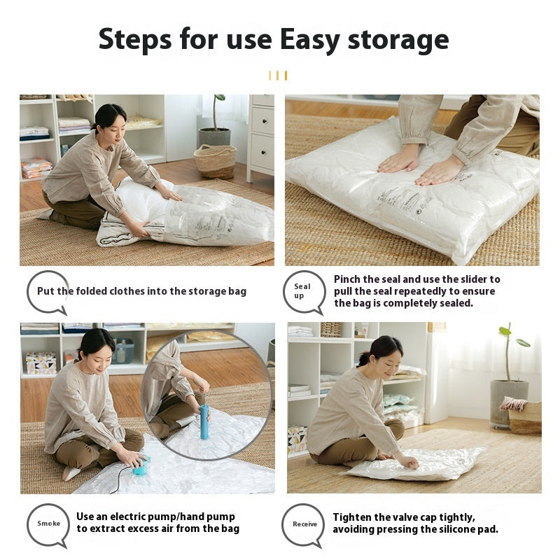 Vacuum Compression Storage Bags with Valve