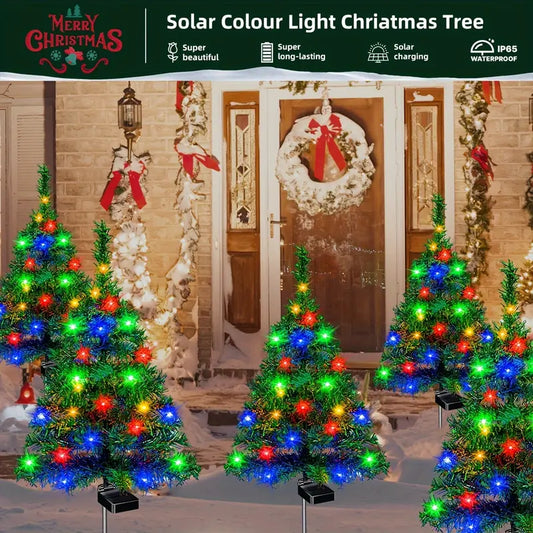 Outdoor Solar Christmas Tree Lights