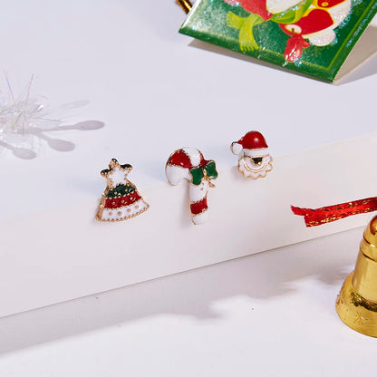 Set 3 Christmas Brooch Pins