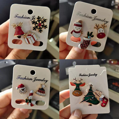 Set 3 Christmas Brooch Pins