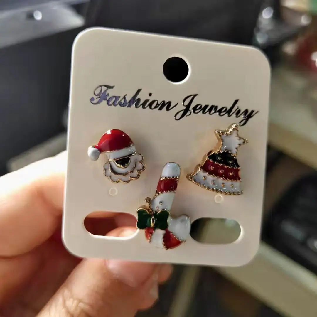 Set 3 Christmas Brooch Pins