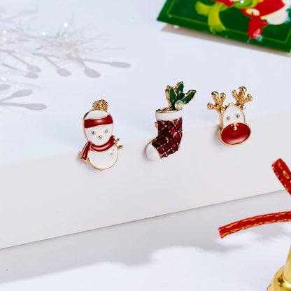 Set 3 Christmas Brooch Pins