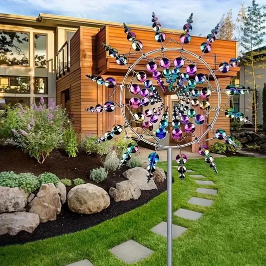 Kinetic Metal Wind Spinner