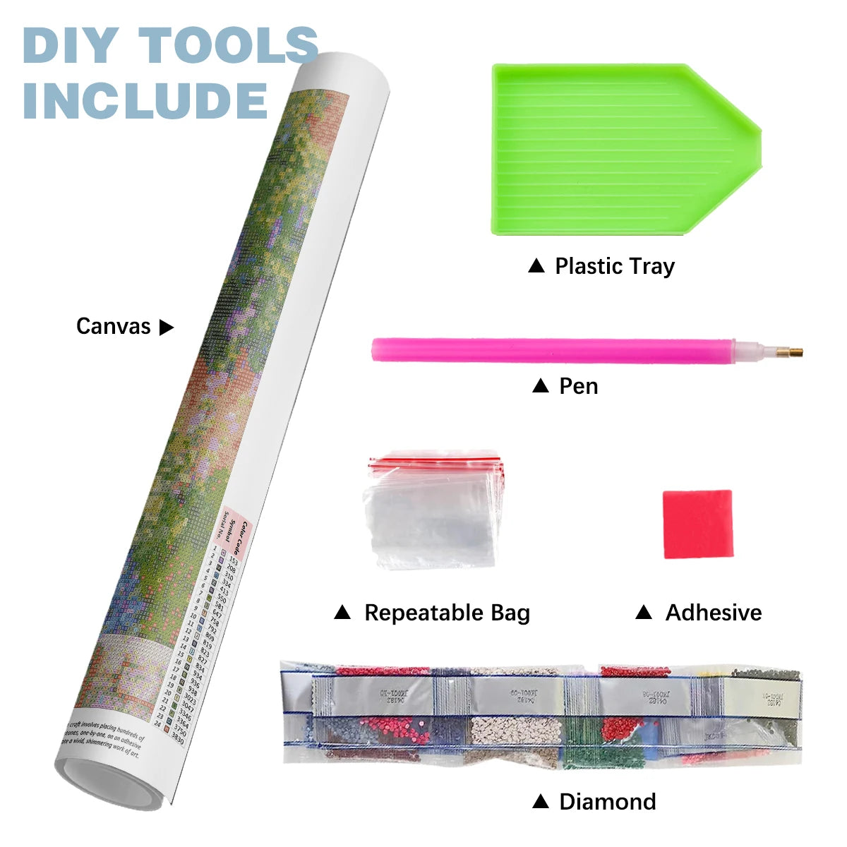 Flowers Cat Diamond Painting Kit