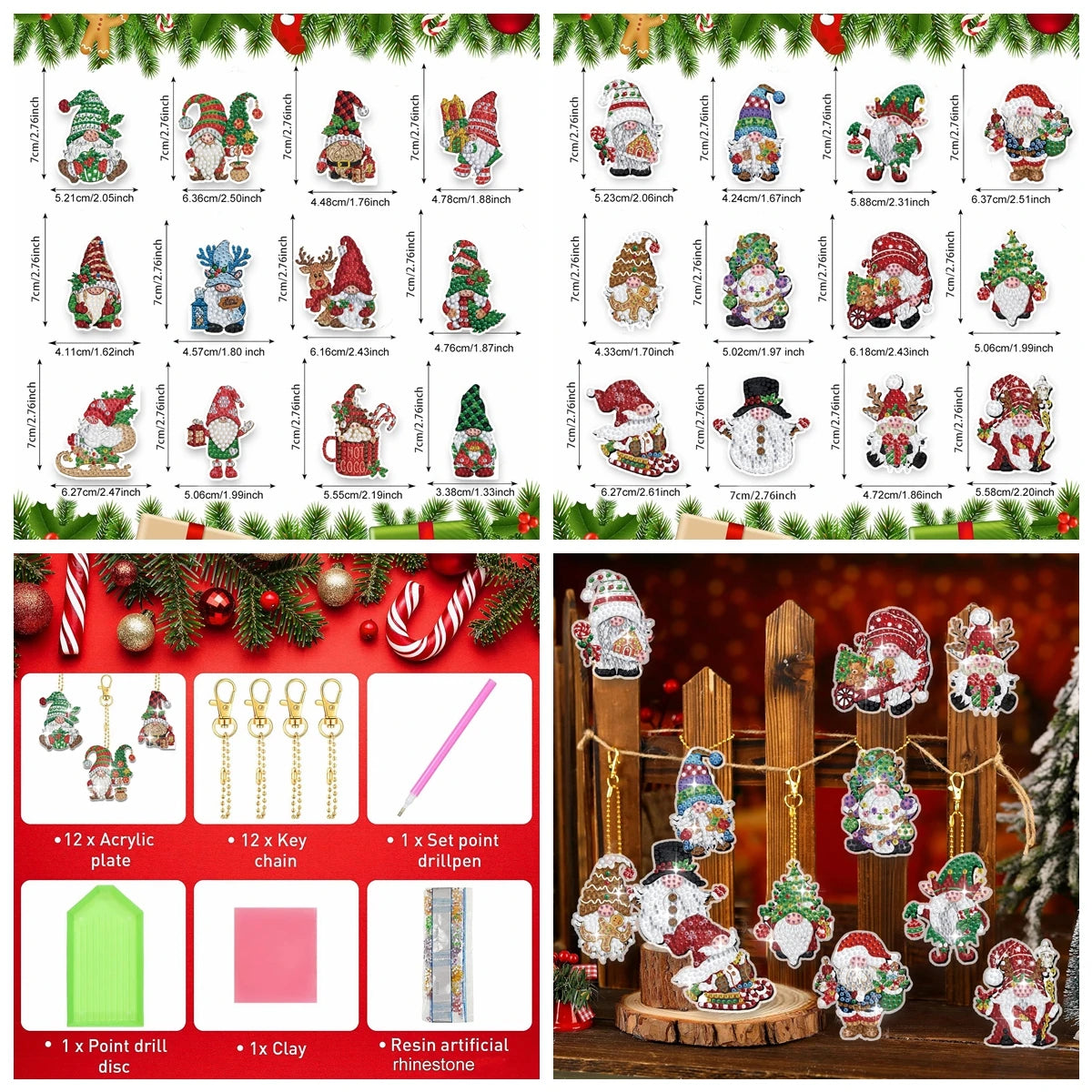 Christmas Diamond Painting Sticker Kit