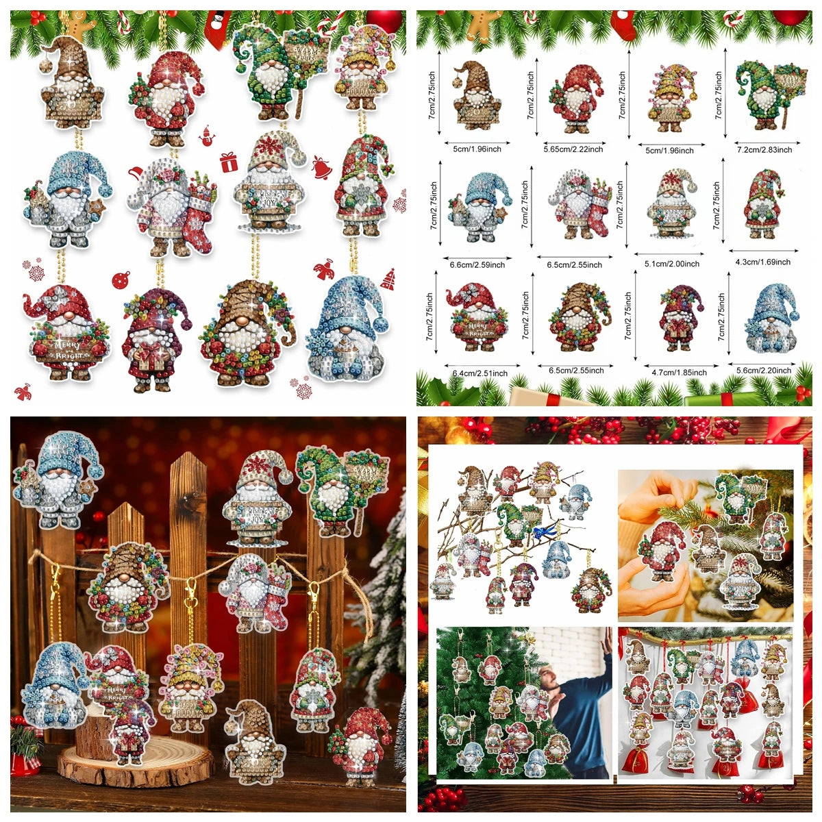 Christmas Diamond Painting Sticker Kit