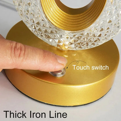 3D Crystal Track Night Light