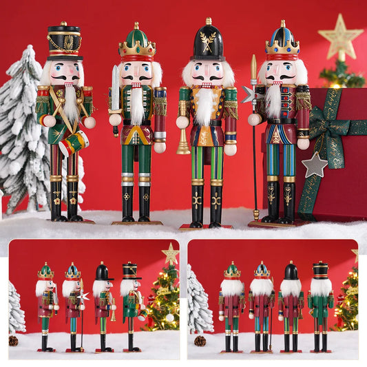30cm Wooden Nutcracker Puppet Soldier