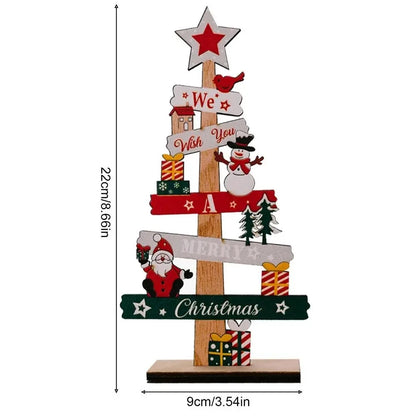 Wooden Christmas Tree Ornament