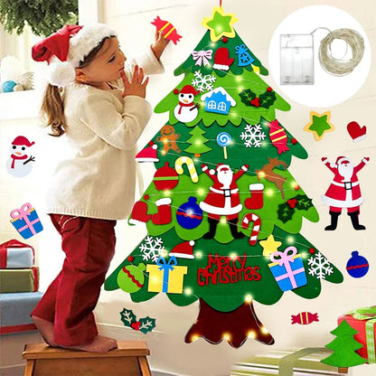 DIY Felt Christmas Tree for Kids