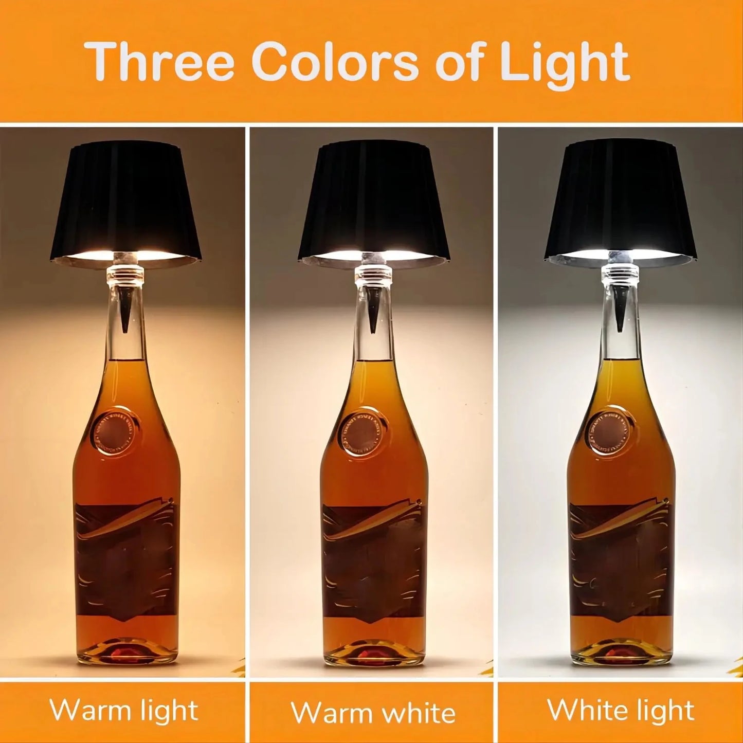 Wireless Bottle Table Lamp