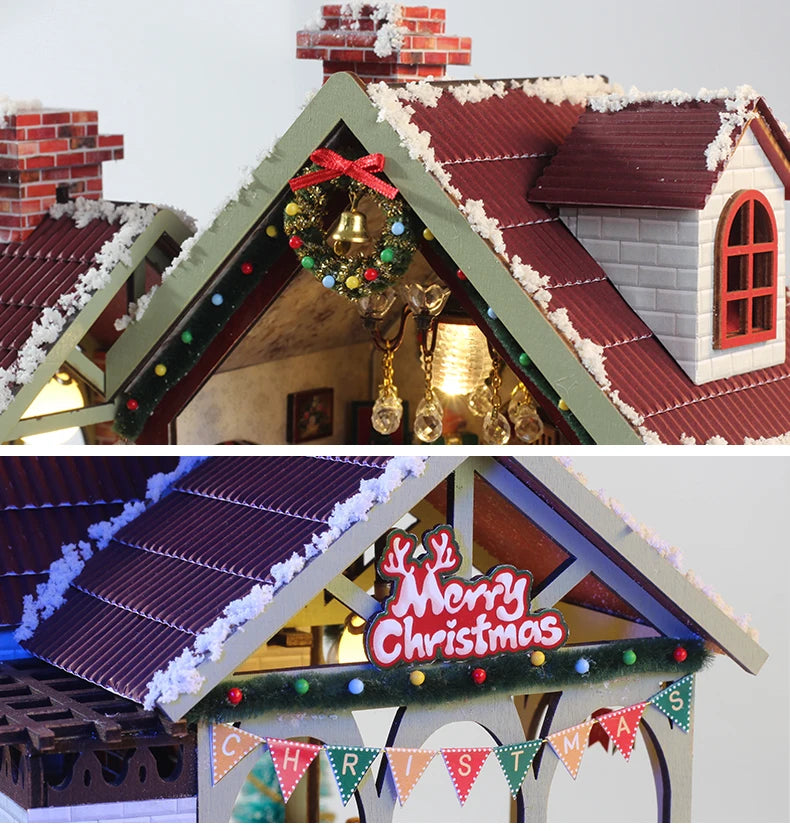 Christmas Night Warm House Music Box