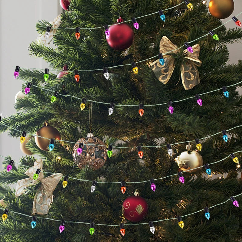 5M Colorful Bulb String Garland