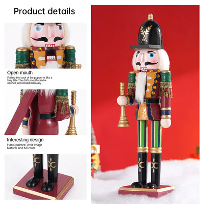 30cm Wooden Nutcracker Puppet Soldier