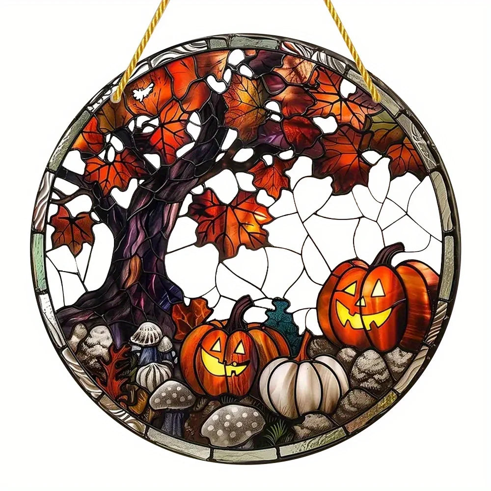 Halloween Witch Acrylic Window Suncatcher