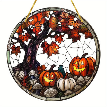 Halloween Witch Acrylic Window Suncatcher