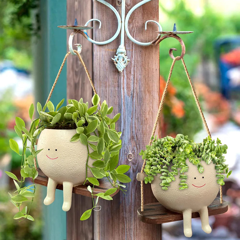 Swing Flower Head Planter