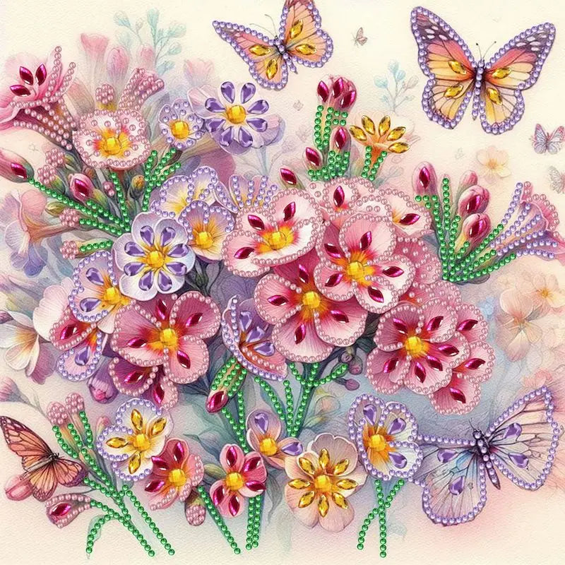 DIY Flowers Diamond Art Kit