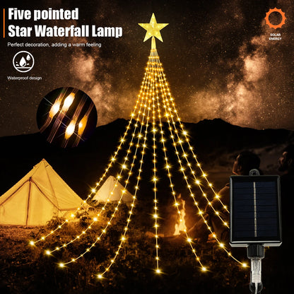 280 LED Star Fairy Waterfall Tree Lights