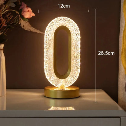 3D Crystal Track Night Light