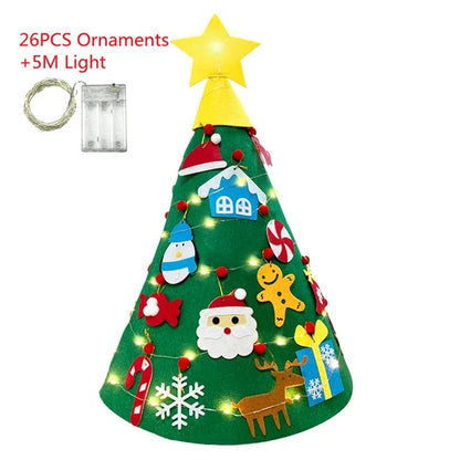 DIY Felt Christmas Tree for Kids