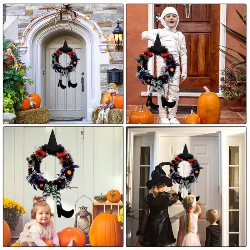 Witch Halloween Wreath